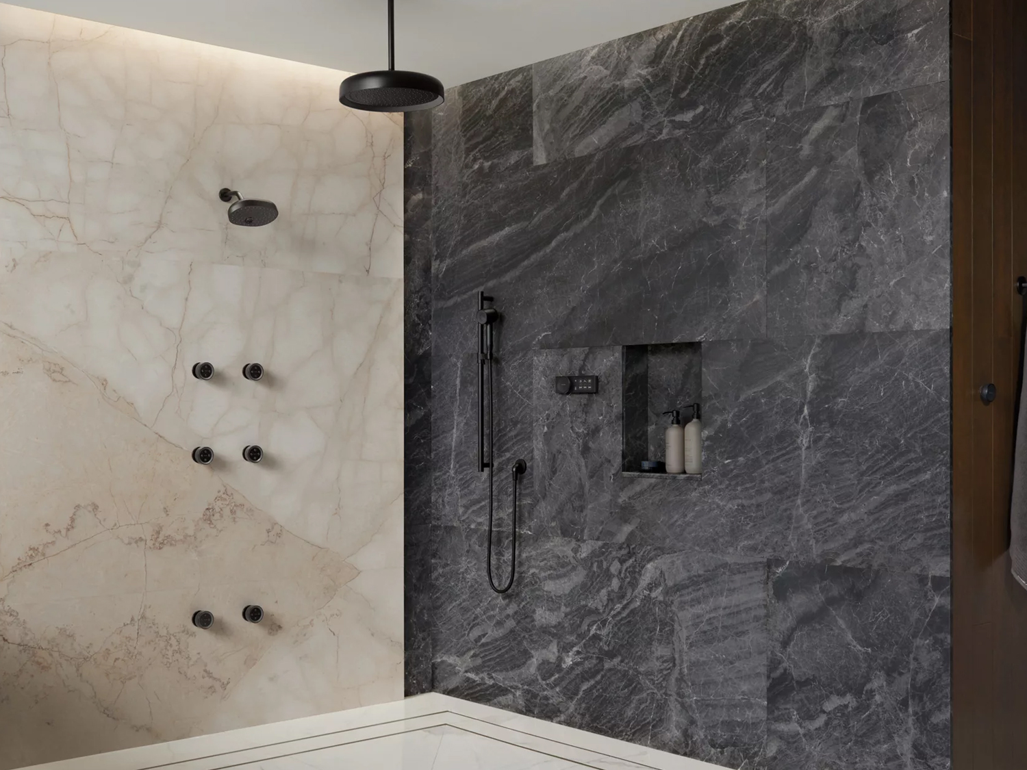 image of bathroom tile and stone