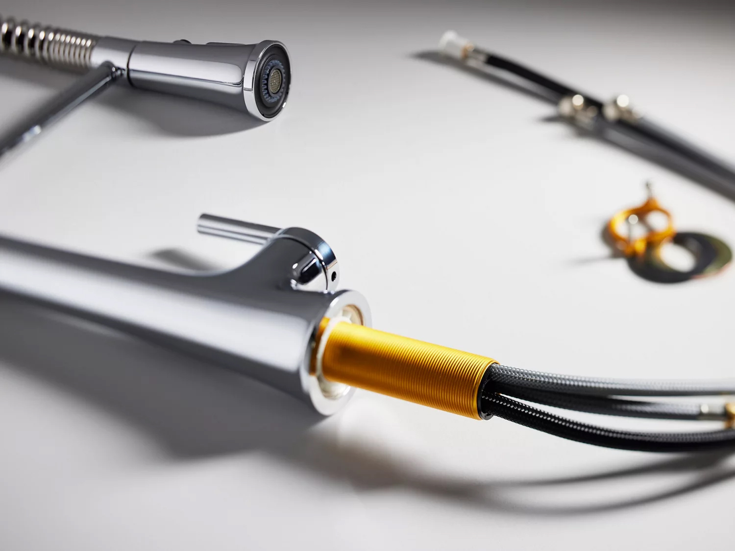 Image of parts for a bathroom